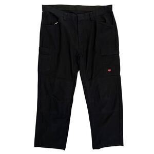 Red Kap Workwear Utility Cargo Pants Durable Twill 38x32 Black